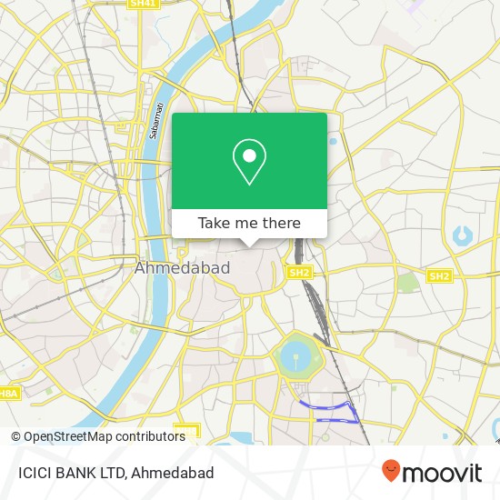 ICICI BANK LTD map