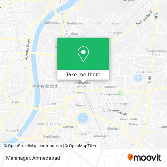 Maninagar map