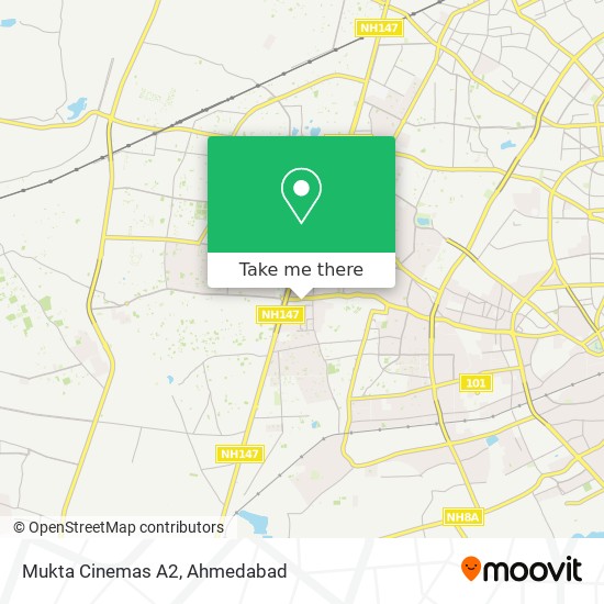 Mukta Cinemas A2 map