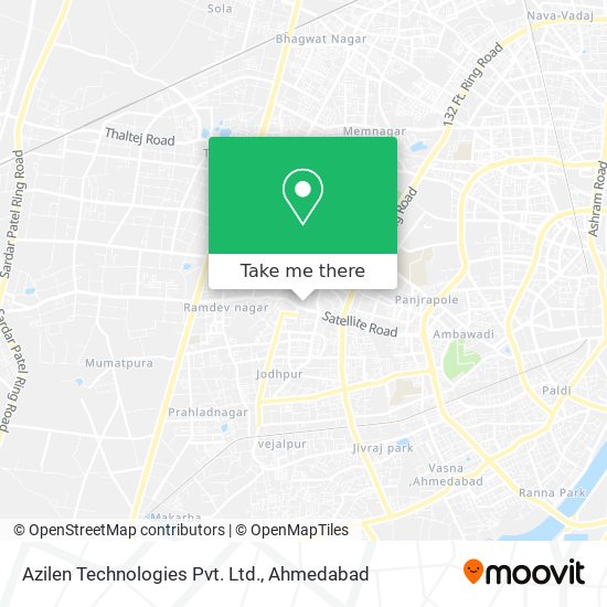 Azilen Technologies Pvt. Ltd. map