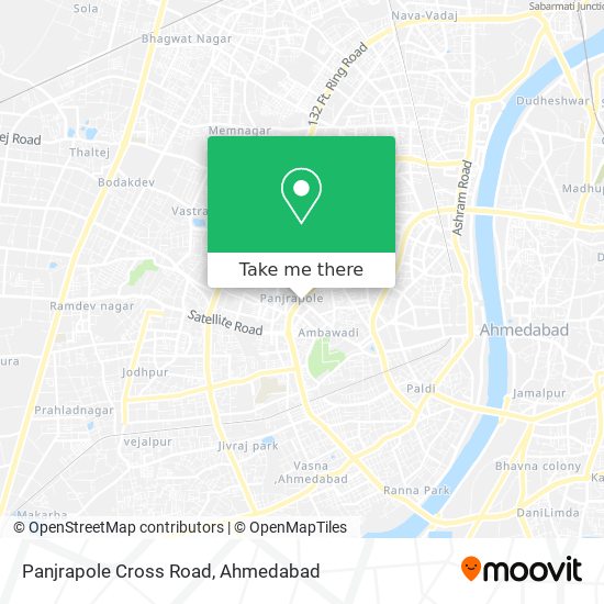 Panjrapole Cross Road map