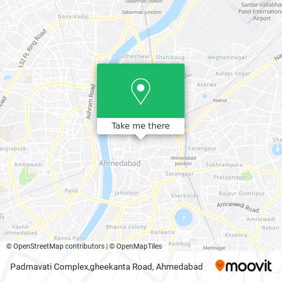 Padmavati Complex,gheekanta Road map