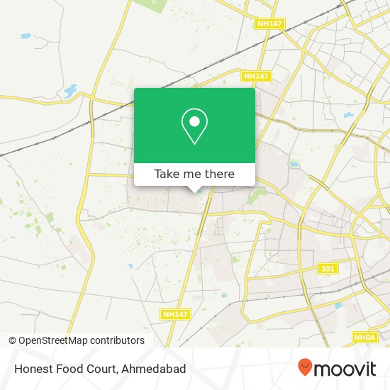 Honest Food Court map