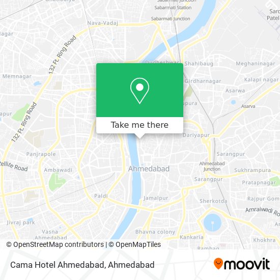 Cama Hotel Ahmedabad map