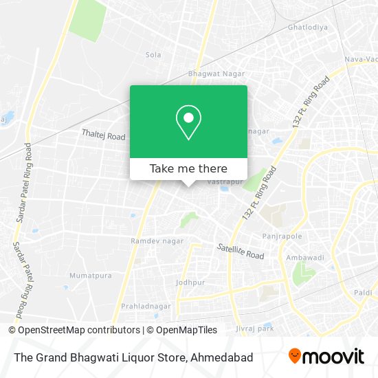 The Grand Bhagwati Liquor Store map