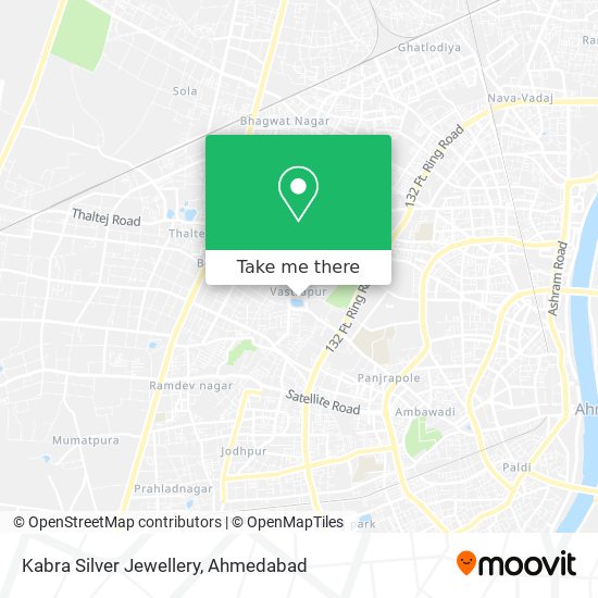 Kabra Silver Jewellery map