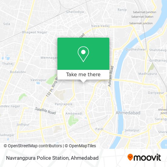 Navrangpura Police Station map