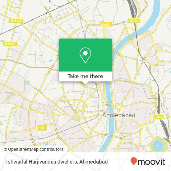Ishwarlal Harjivandas Jwellers map
