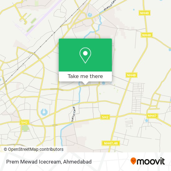 Prem Mewad Icecream map