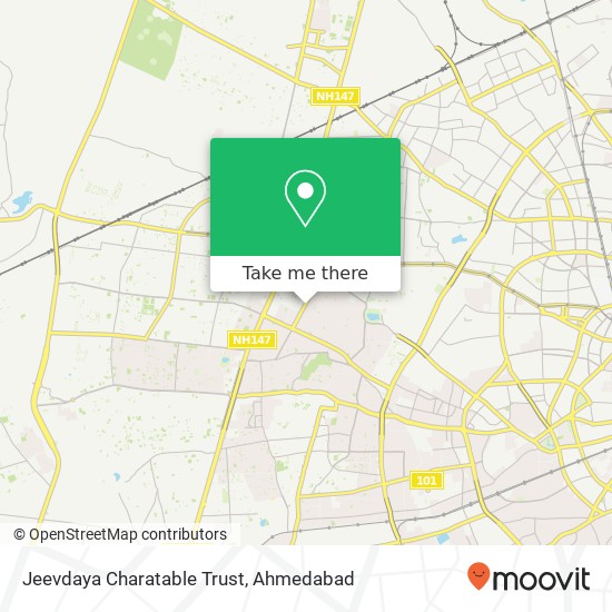Jeevdaya Charatable Trust map