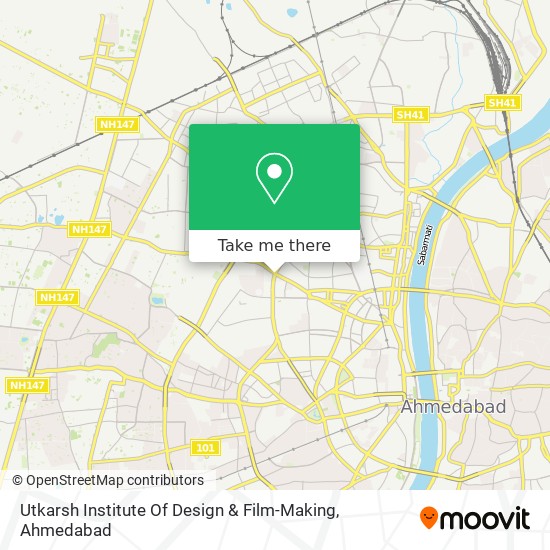 Utkarsh Institute Of Design & Film-Making map