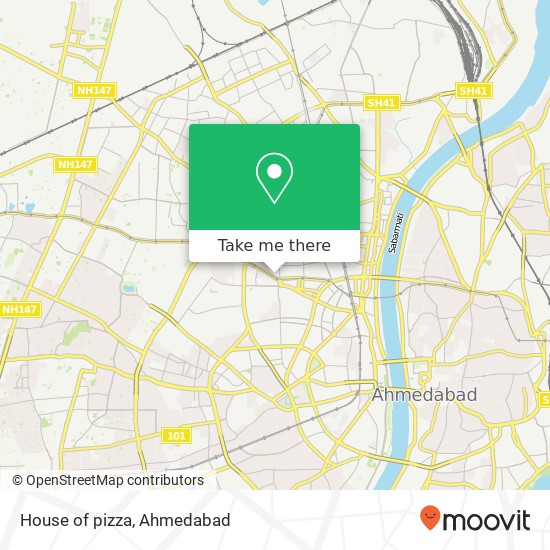 House of pizza map