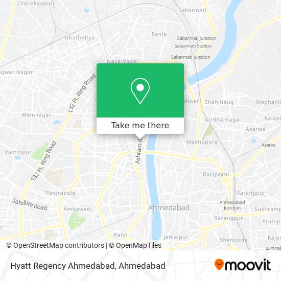 Hyatt Regency Ahmedabad map