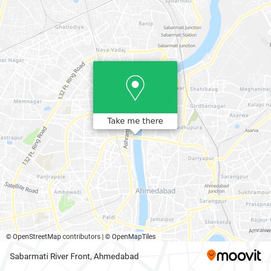 Sabarmati River Front map