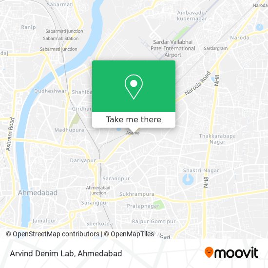 Arvind Denim Lab in Kalupur by Bus 