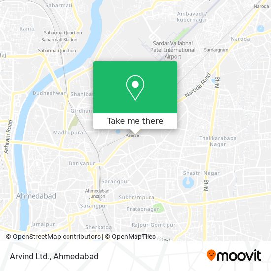 Arvind Ltd. map