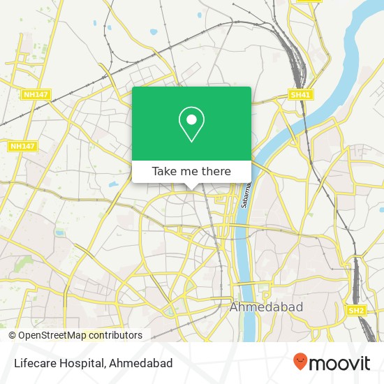 Lifecare Hospital map