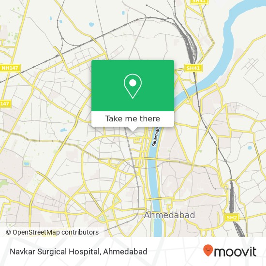 Navkar Surgical Hospital map