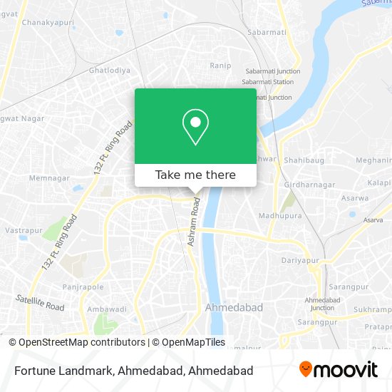 Fortune Landmark, Ahmedabad map