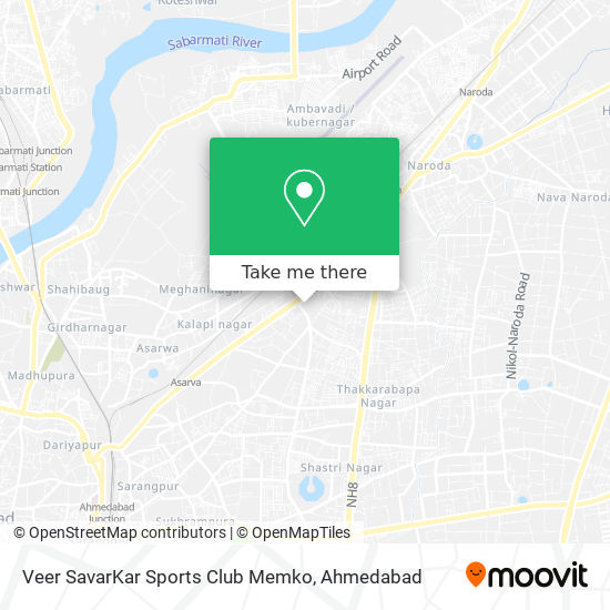 Veer SavarKar Sports Club Memko map