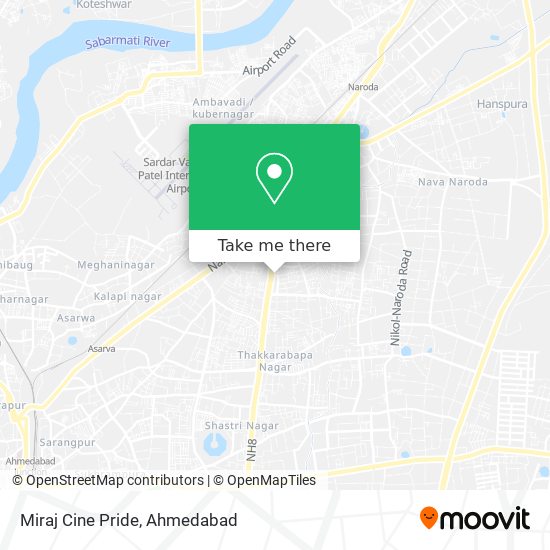 Miraj Cine Pride map