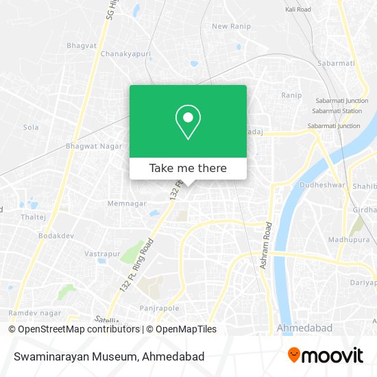 Swaminarayan Museum map