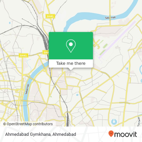 Ahmedabad Gymkhana map