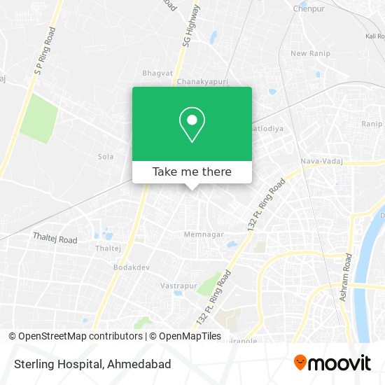 Sterling Hospital map