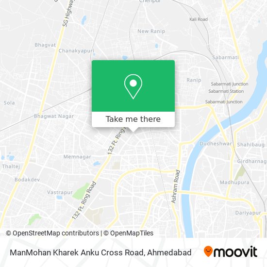 ManMohan Kharek Anku Cross Road map
