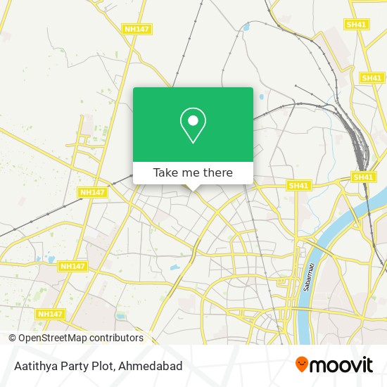 Aatithya Party Plot map