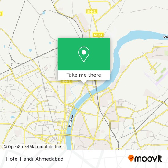Hotel Handi map