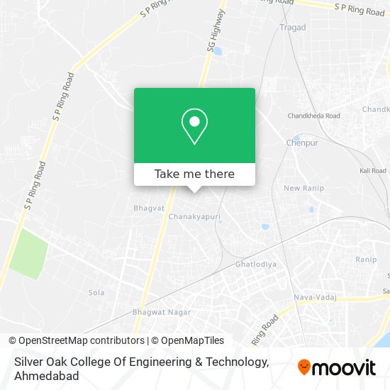 Silver Oak College Of Engineering & Technology map