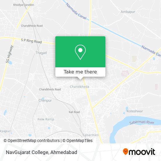 NavGujarat College map