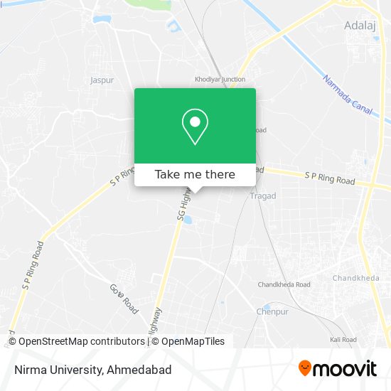 Nirma University map