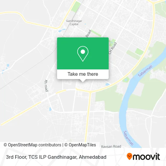 3rd Floor, TCS ILP Gandhinagar map