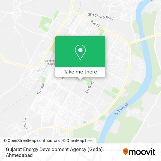 Gujarat Energy Development Agency (Geda) map