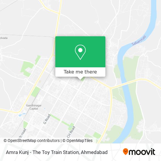 Amra Kunj - The Toy Train Station map