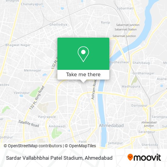 Sardar Vallabhbhai Patel Stadium map