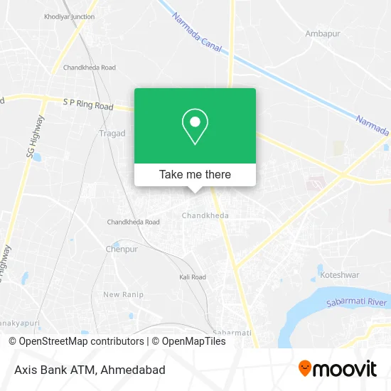 Axis Bank ATM map