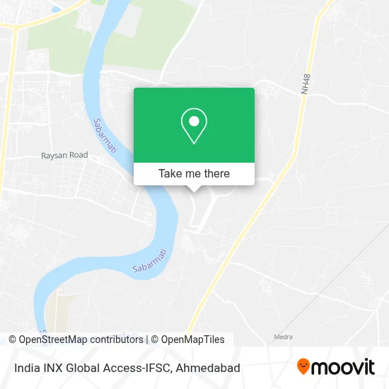 India Inx Global Access-Ifsc map