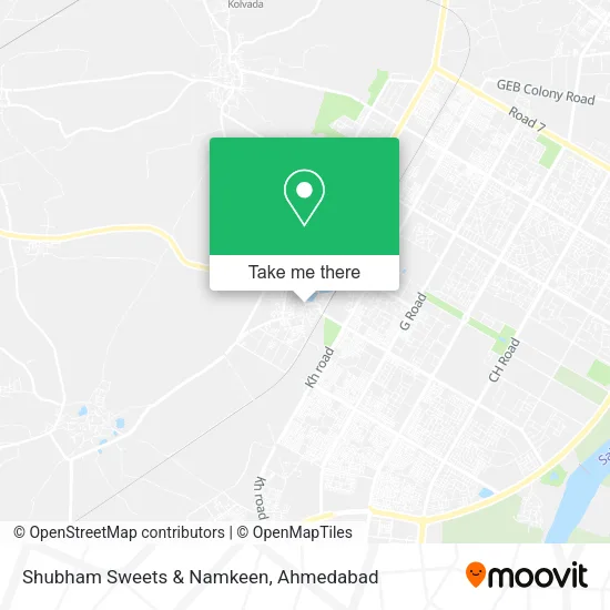 Shubham Sweets & Namkeen map