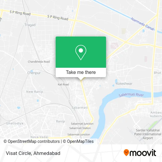 Visat Circle map