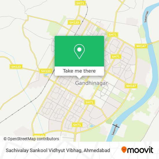 Sachivalay Sankool Vidhyut Vibhag map