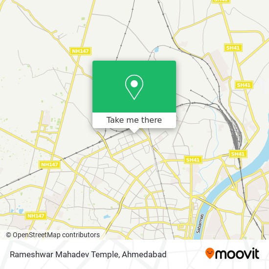 Rameshwar Mahadev Temple map