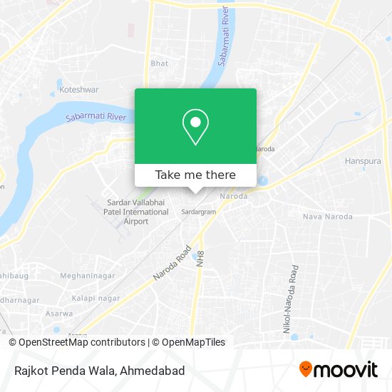 Rajkot Penda Wala map