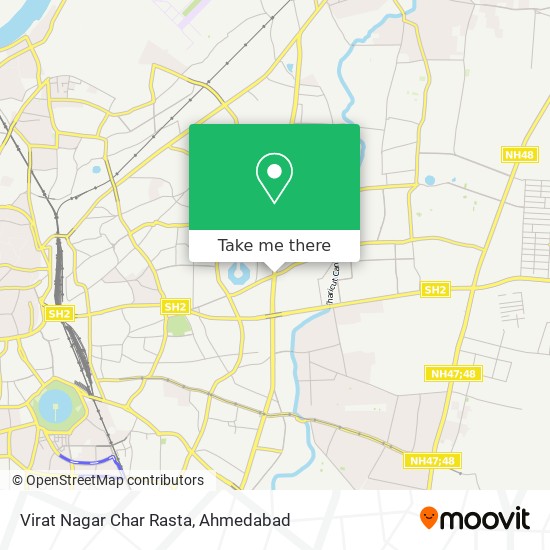 Virat Nagar Char Rasta map