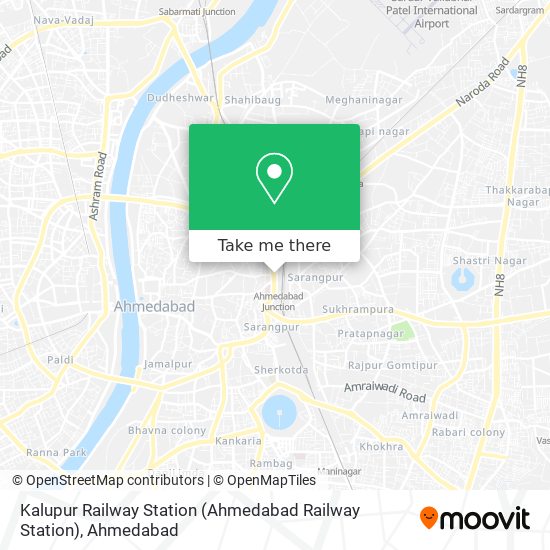 Kalupur Railway Station (Ahmedabad Railway Station) map