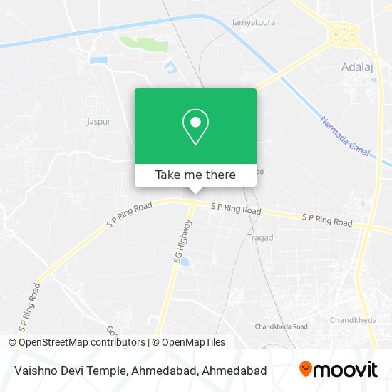 Vaishno Devi Temple, Ahmedabad map