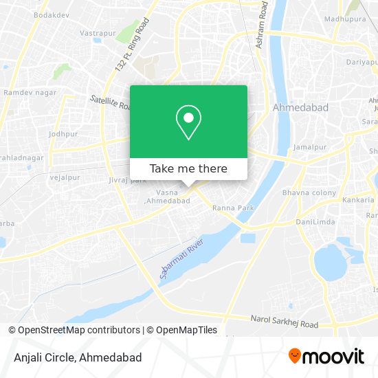 Anjali Circle map