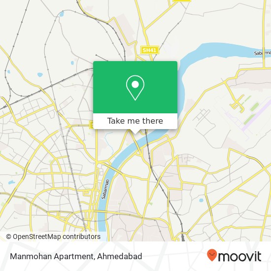 Manmohan Apartment map